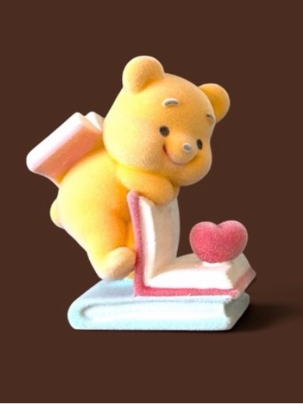 Nini Secret Realm Escaped Good Boy Bear Flocked Figurine